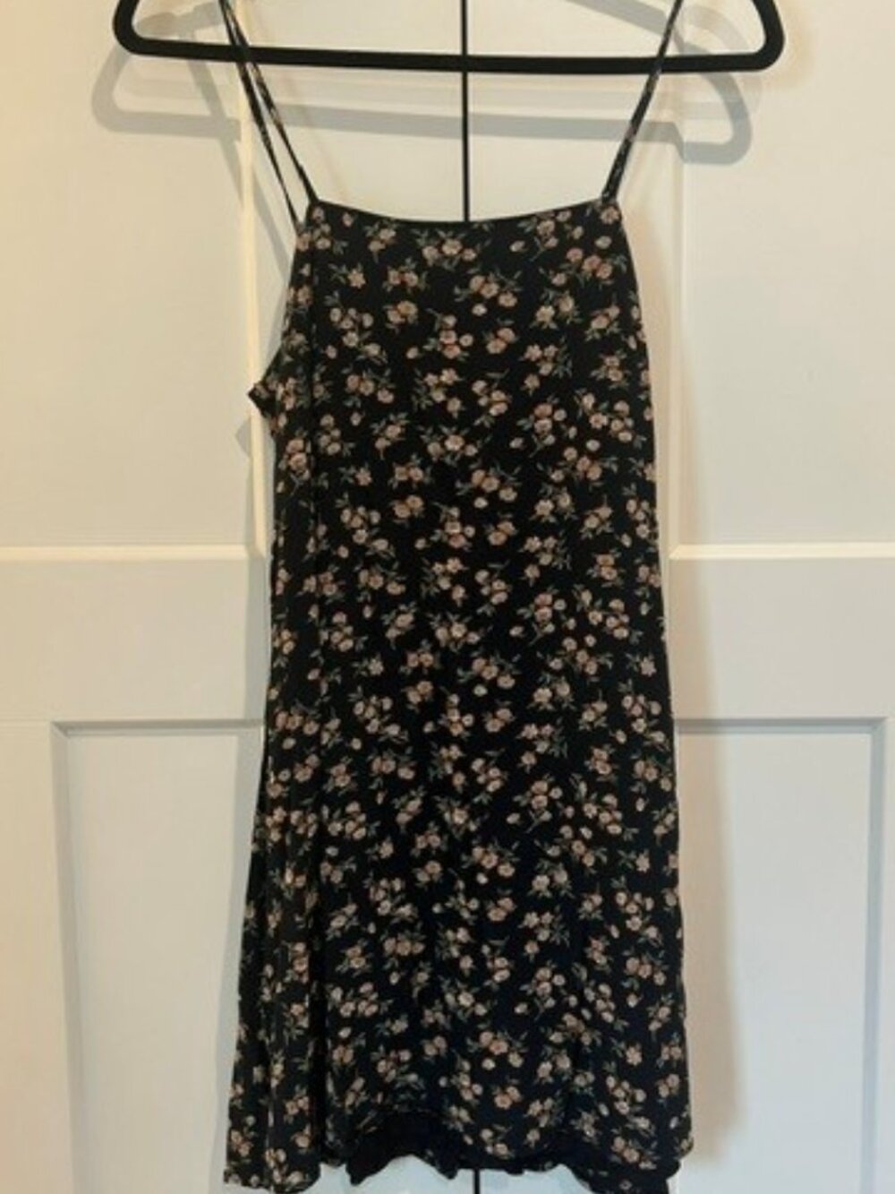 AMERICAN EAGLE Spaghetti Strap Floral Print Dress